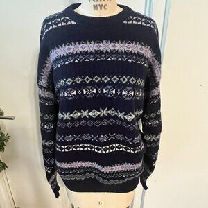 Vintage CONTE OF FLORENCE  Men's Wool Sweater  Size Medium